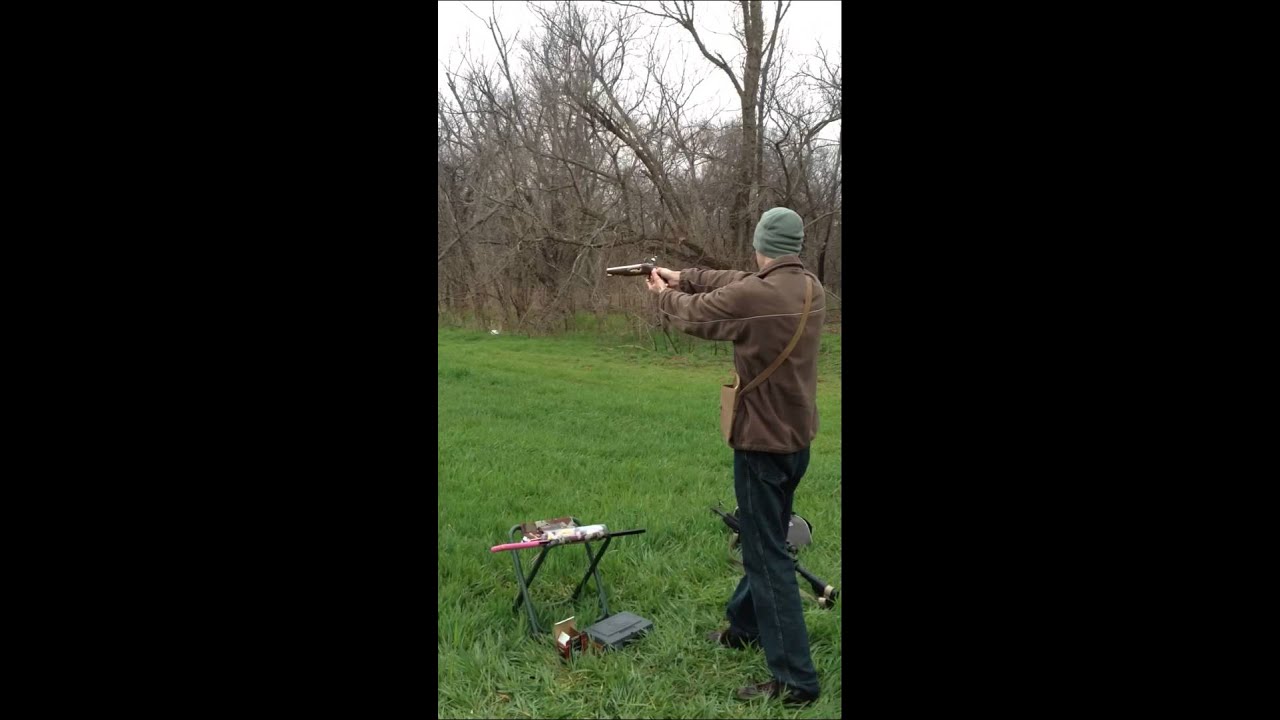 Shooting a .62 caliber flintlock