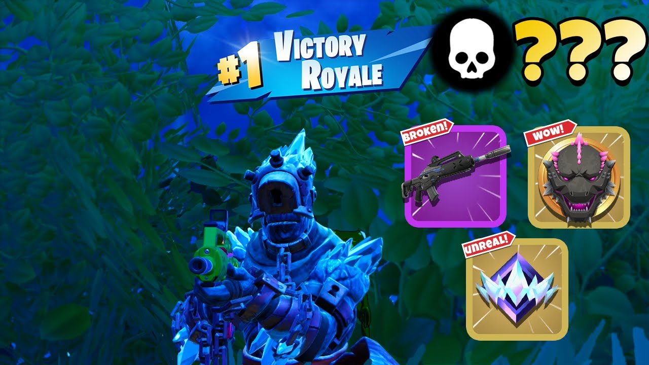 High Elimination Unreal Ranked Solo Zero Builds (Fortnite Chapter 6)