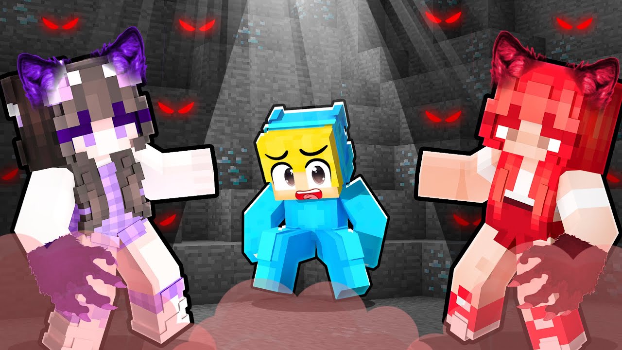 Ukri wird von WERWOLF M&Auml;DCHEN gefangen in Minecraft!