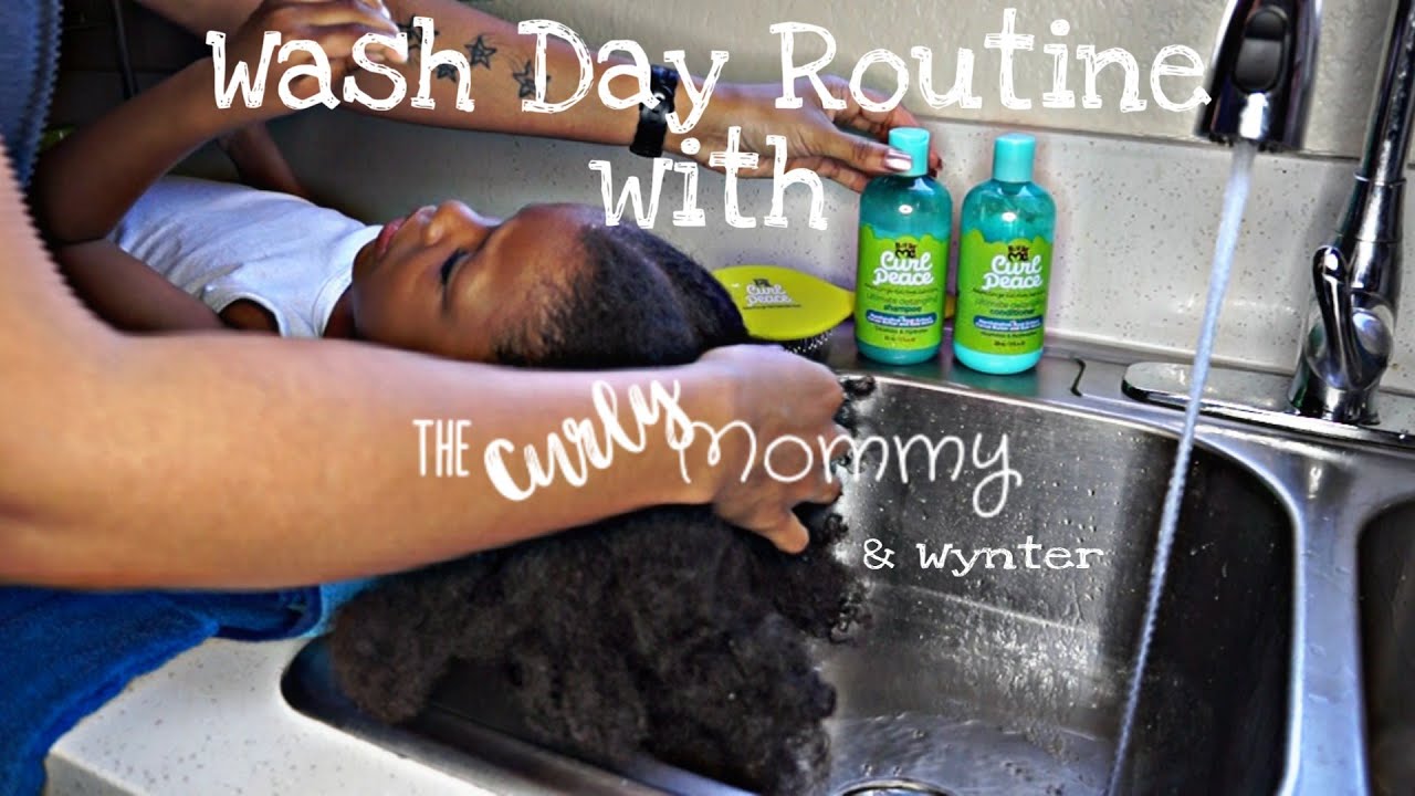Kid's Wash Day Routine for Curly Hair