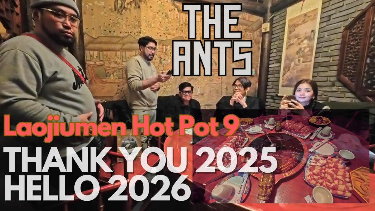 The Ants Episode 8: This Hot Pot Place Took Us Straight to China! Laojiumen Hot Pot 9 Food Vlog