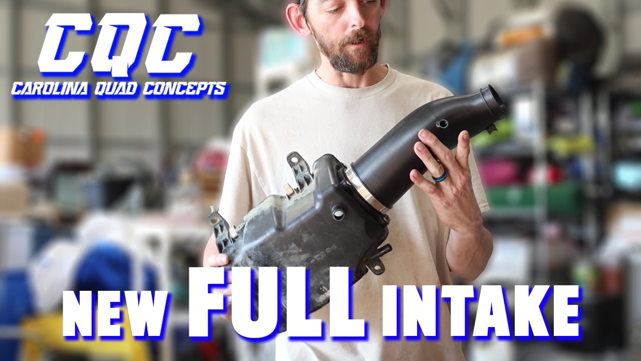 УСТАНАВЛИВАЮ КАСТОМНЫЙ ВПУСКНОЙ КОЛЛЕКТОР CQC НА СВОЙ RAPTOR 700R