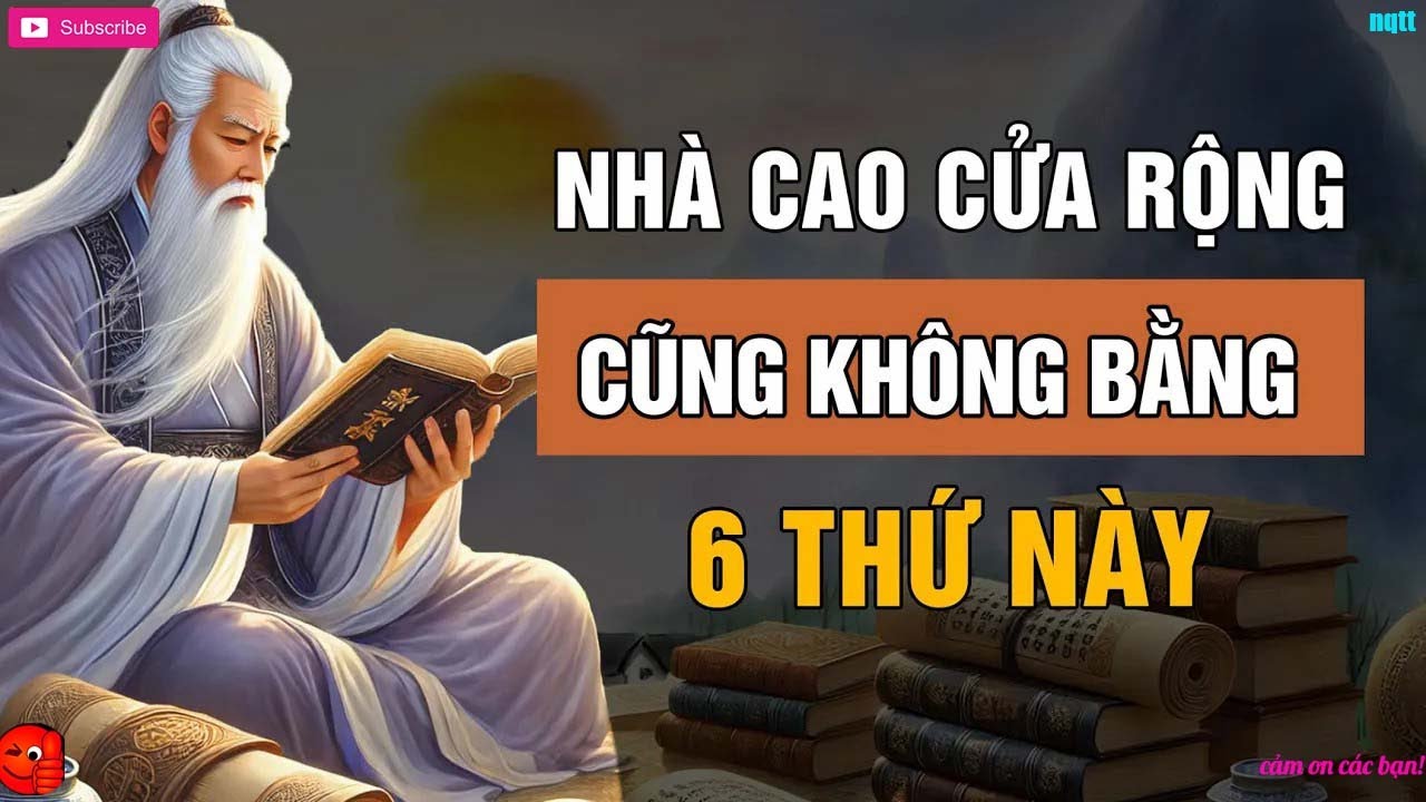 Cổ Nhân Dạy   NHÀ CAO CỬA RỘNG Cũng KHÔNG BẰNG 6 Thứ Này   Triết Lý Cuộc Sống