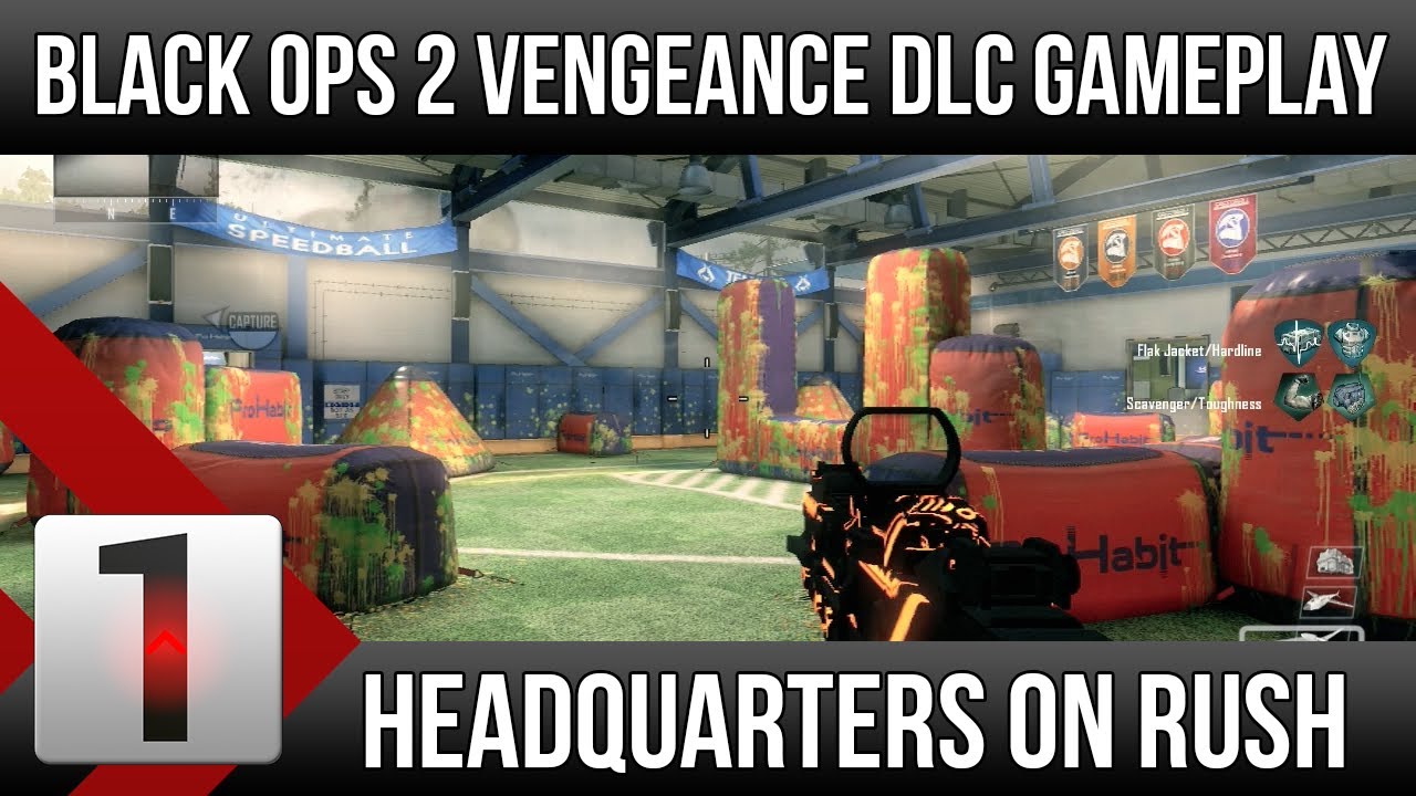 Black Ops 2 Vengeance DLC Gameplay - Headquarters on Rush