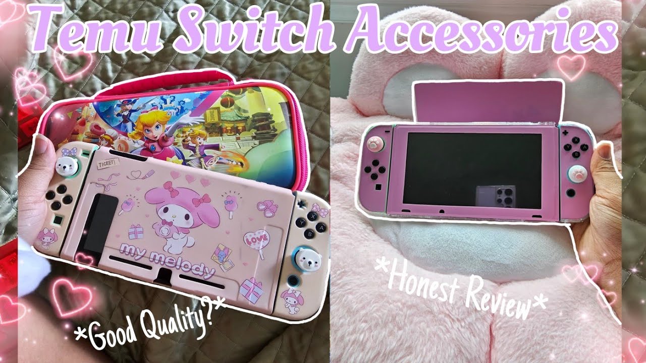 DECORATING MY SWITCH WITH THINGS I FOUND ON TEMU | Worth it?