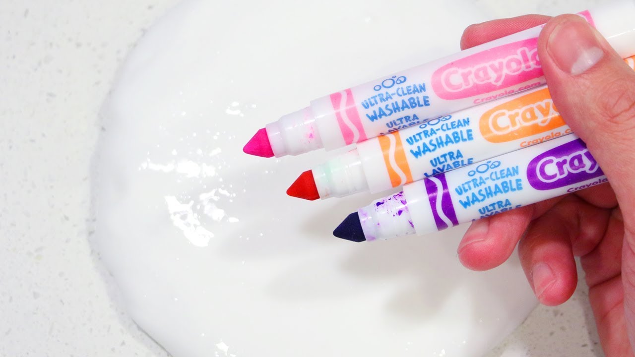 Satisfying Rainbow Sherbet Slime Swirls Coloring with Classic Crayola Markers!