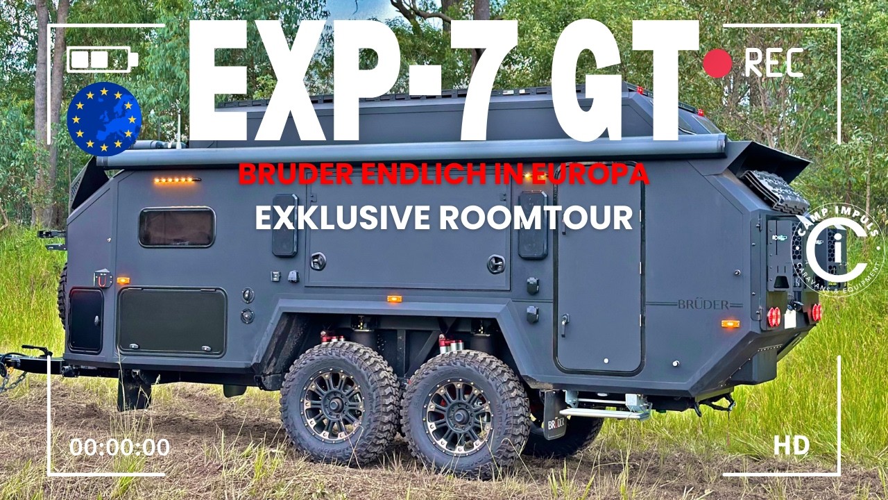 Komfort pur | DER Offroad Anhänger Bruder EXP-7 GT in Europa - Abenteuer & Allrad 2024