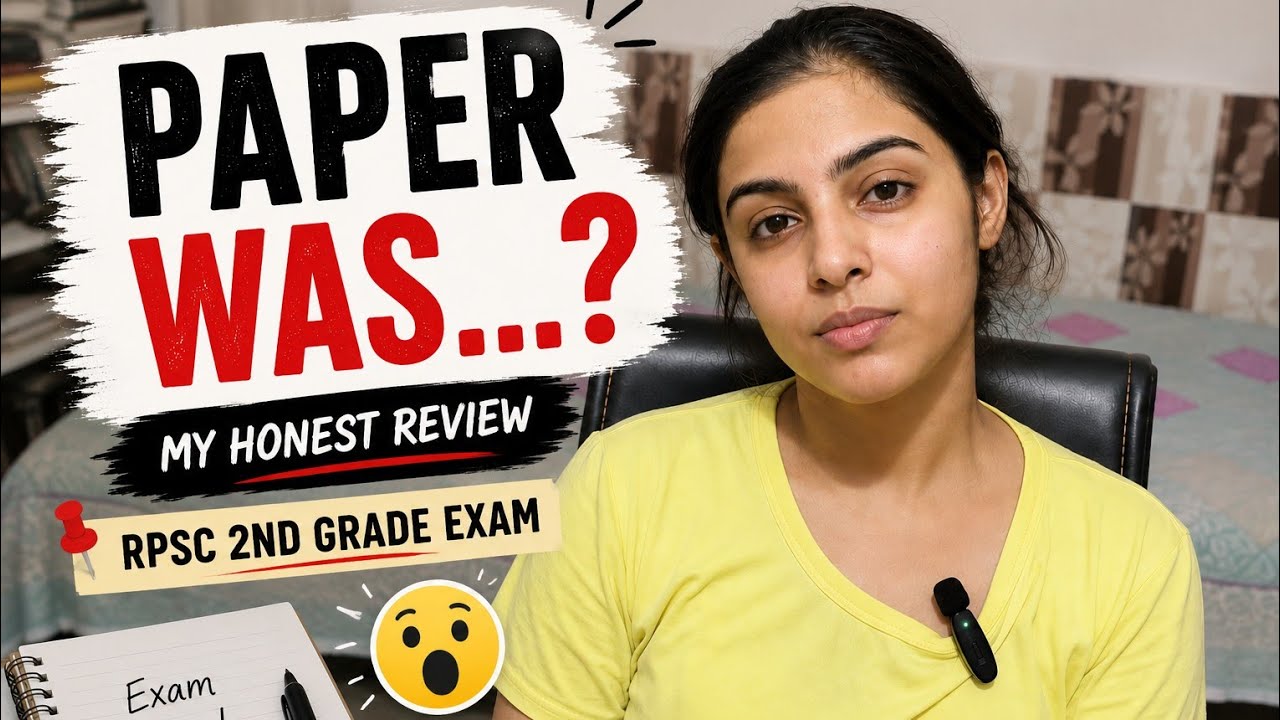 RPSC 2nd Grade Paper Review 2026 | How Was My Exam? | My Honest Review #2ndgrade #rpsc #exam
