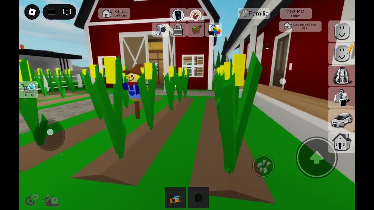 Probando la actualización de la granga en brookhaven sin querer deteni la grabación xd