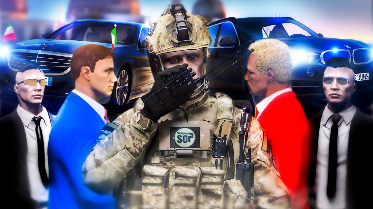 Polska Policja - WIZYTA WŁOSKIEGO PREZYDENTA | SOP