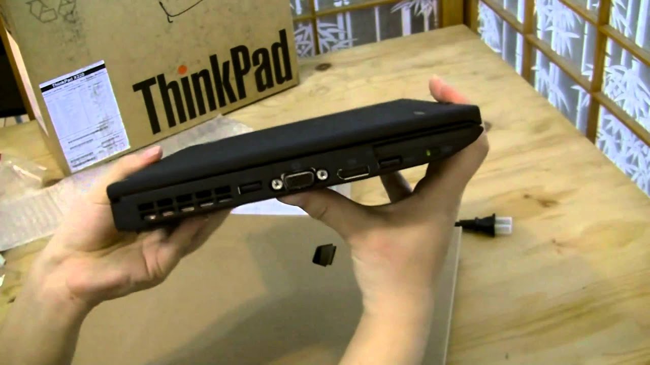 Unboxing: Lenovo ThinkPad X220
