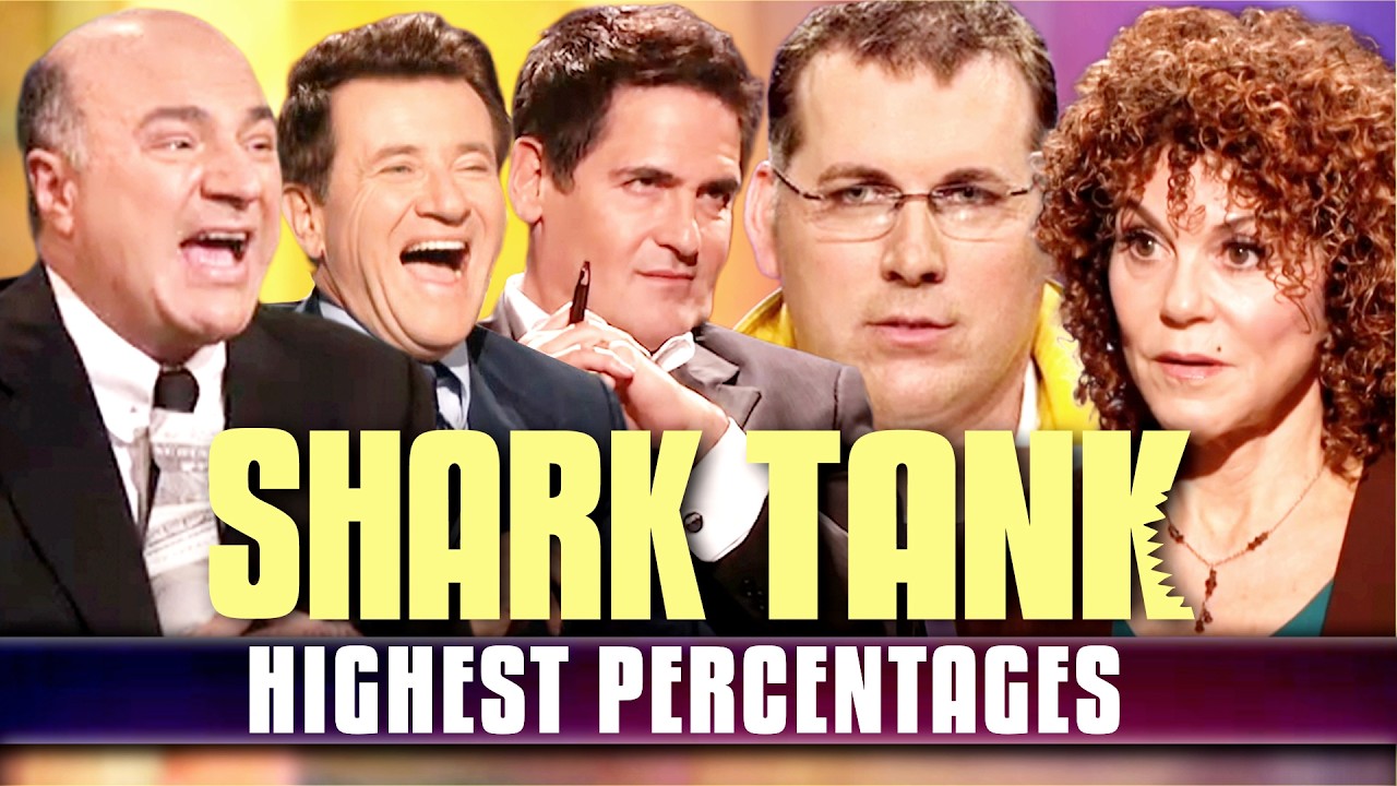 The Highest Percentages In The Tank 🦈💰 | Shark Tank US | Shark Tank Global