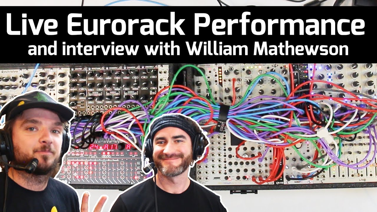 Live Eurorack Performance and Interview with WMD founder William Mathewson