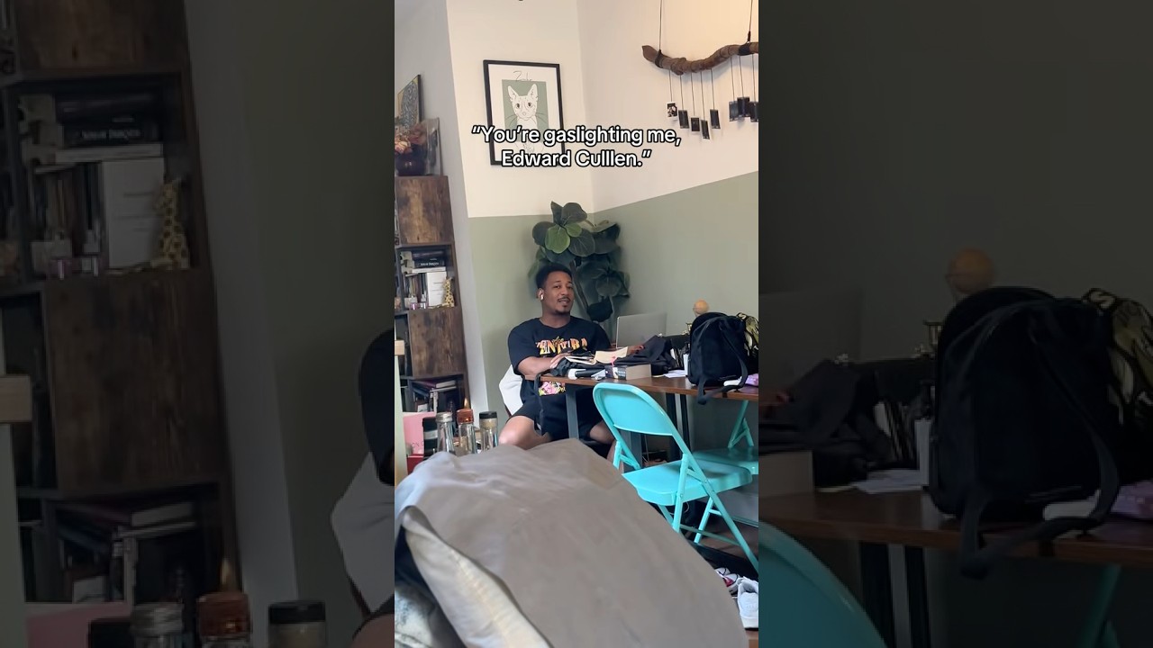 My husband just read Twilight for the first time 🤭 