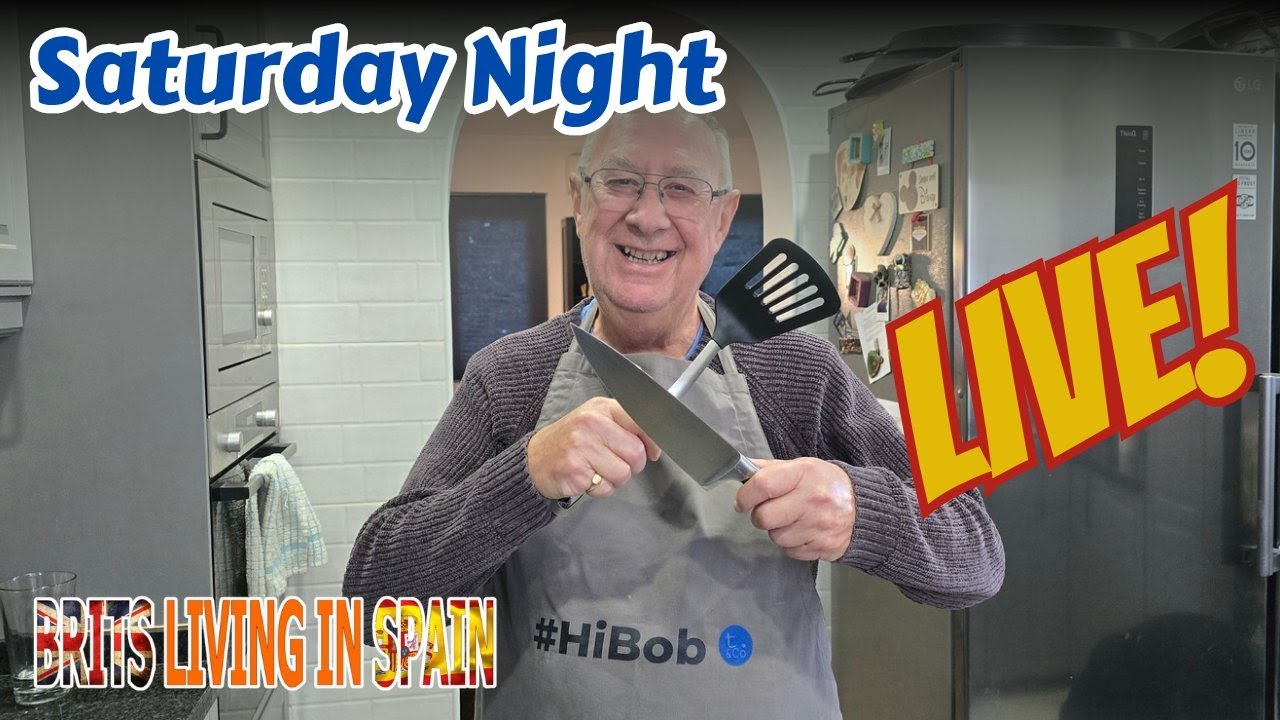 Saturday night live from the kitchen near Torrevieja 1st February