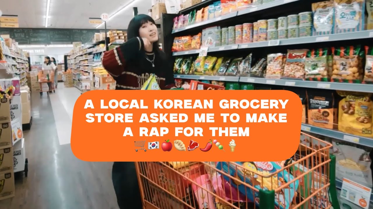 A Local Korean Grocery Store Asked Me To Make A Rap For Them 🛒