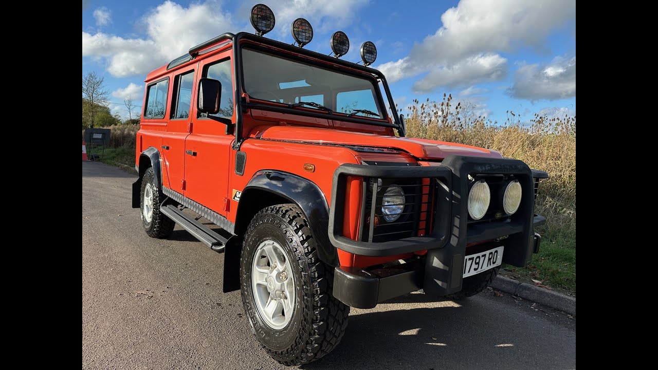 FOR SALE 2003 Land Rover Defender Td5 110 G4 LE 1 owner 20k miles £49,990 www.churchill4x4.co.uk