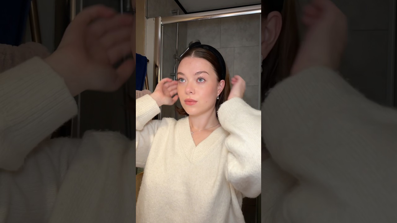 Une coiffure rapide pour quand je ne veux pas avoir les cheveux dans les yeux ✨