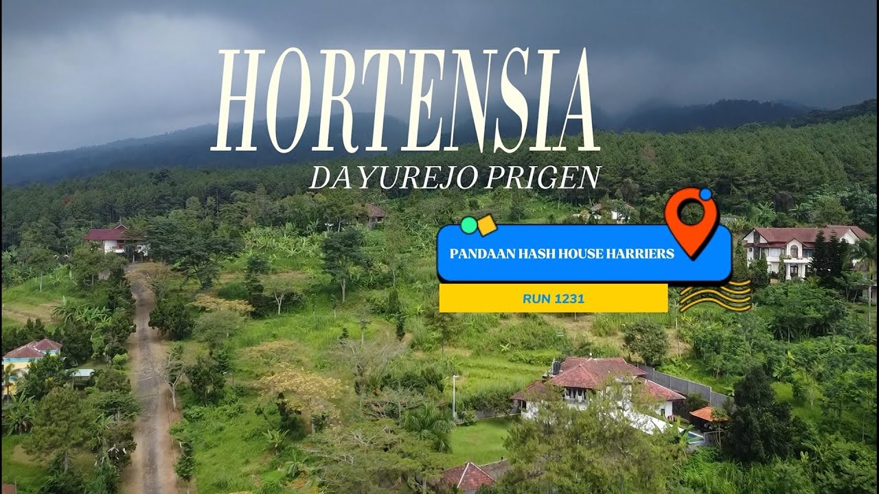 Pandaan Hash House Harriers, PH 3, Run 1231, Hortensia Dayurejo Prigen