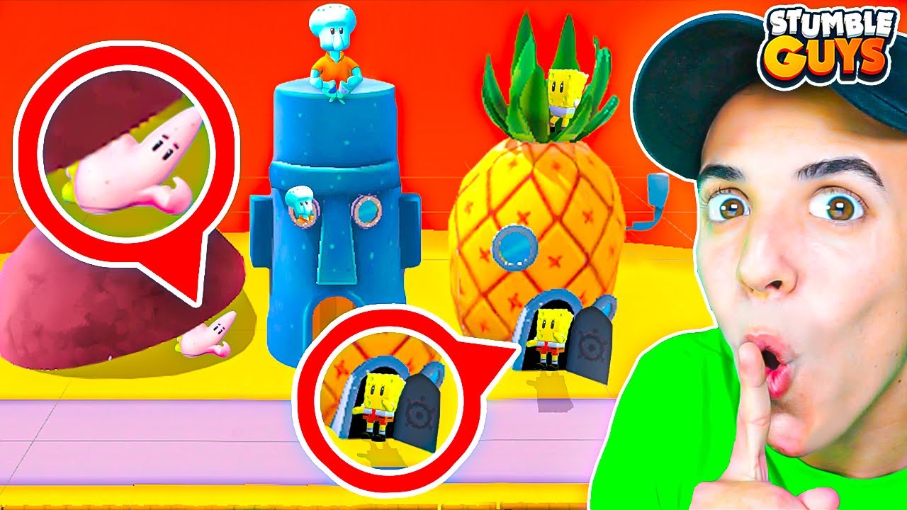 ESCONDITE TROLL de BOB ESPONJA en STUMBLE GUYS! 😂 *MiniJuego*