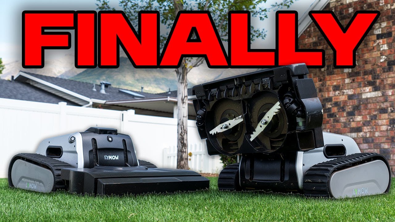 World's FIRST Robot Mower with Real Mower Blades  – Insane Results