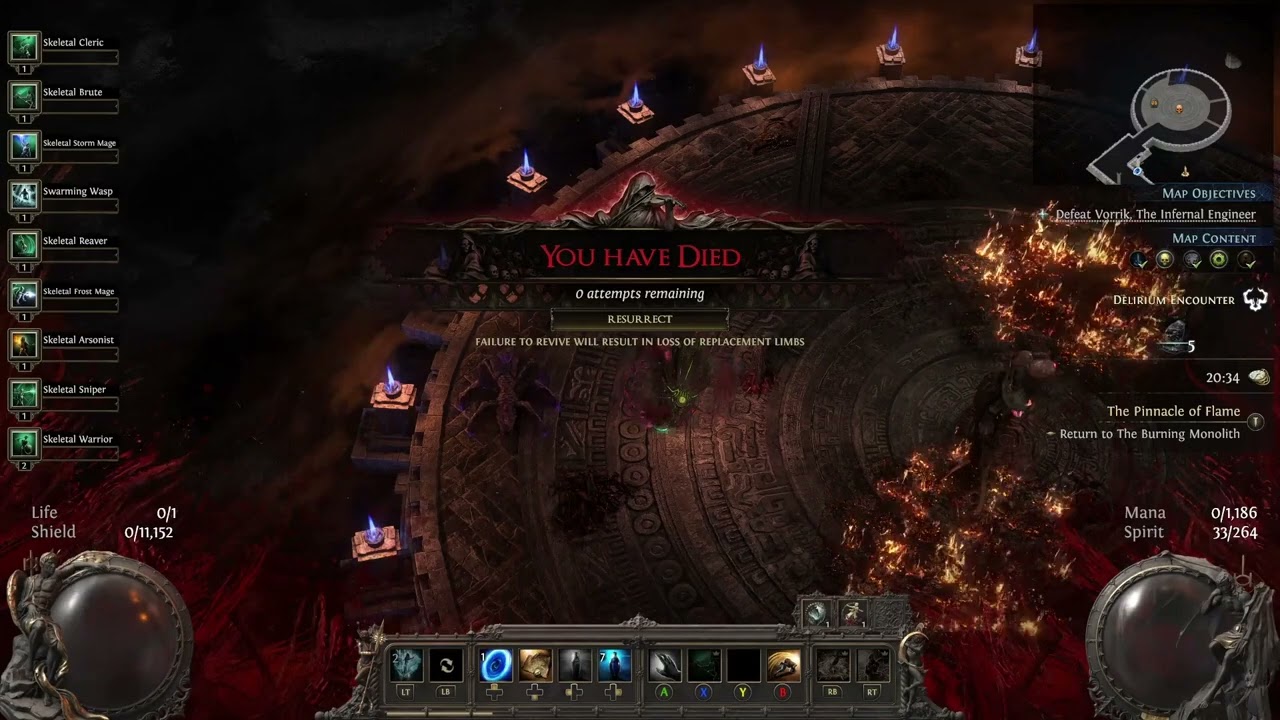 [HC-SSF] 🫠 So my 97 sand Djinn RiPs to.. a normal Engineer?? 😅