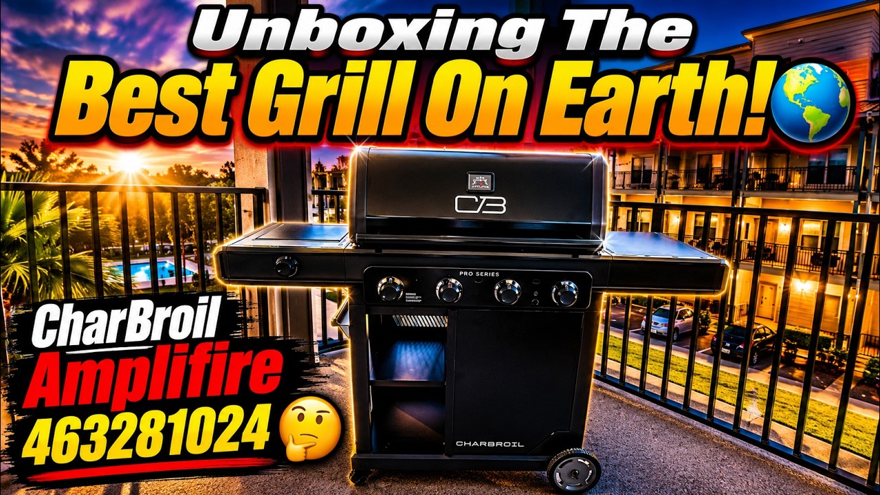 Unboxing The Best Grill On Earth (CharBroil Amplifire 463281024)! 🌍🌏🌎😲 #AndreReese #AndreReeseDotBiz