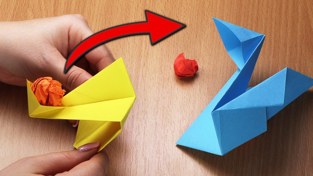 Origami Catapult | How To Make Paper Catapult - Paper Toys by Origamiso