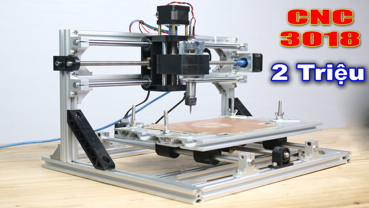 Ráp Và Test Máy CNC 3018 Chỉ Với 2 Triệu Full kim loại nhìn cực chất