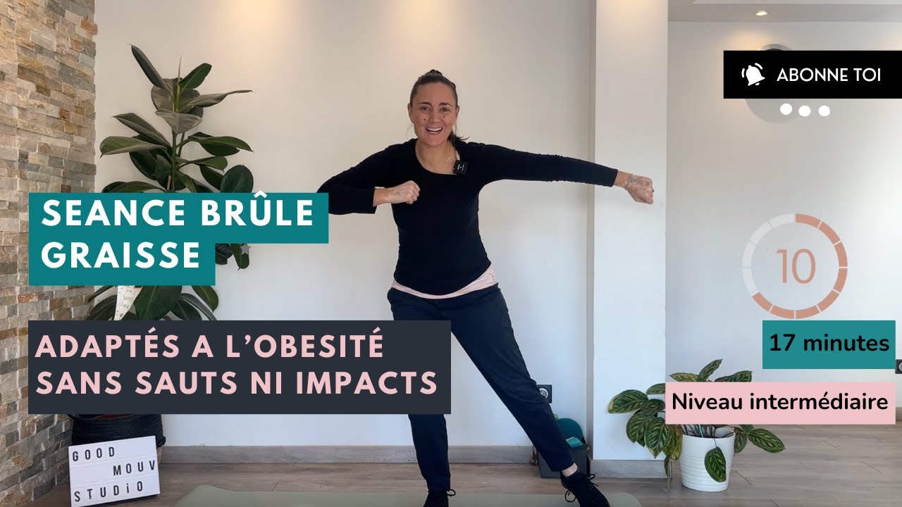 CARDIO brûle-graisse sans IMPACTS – Spécial OBESITE & DOULEURS articulaires