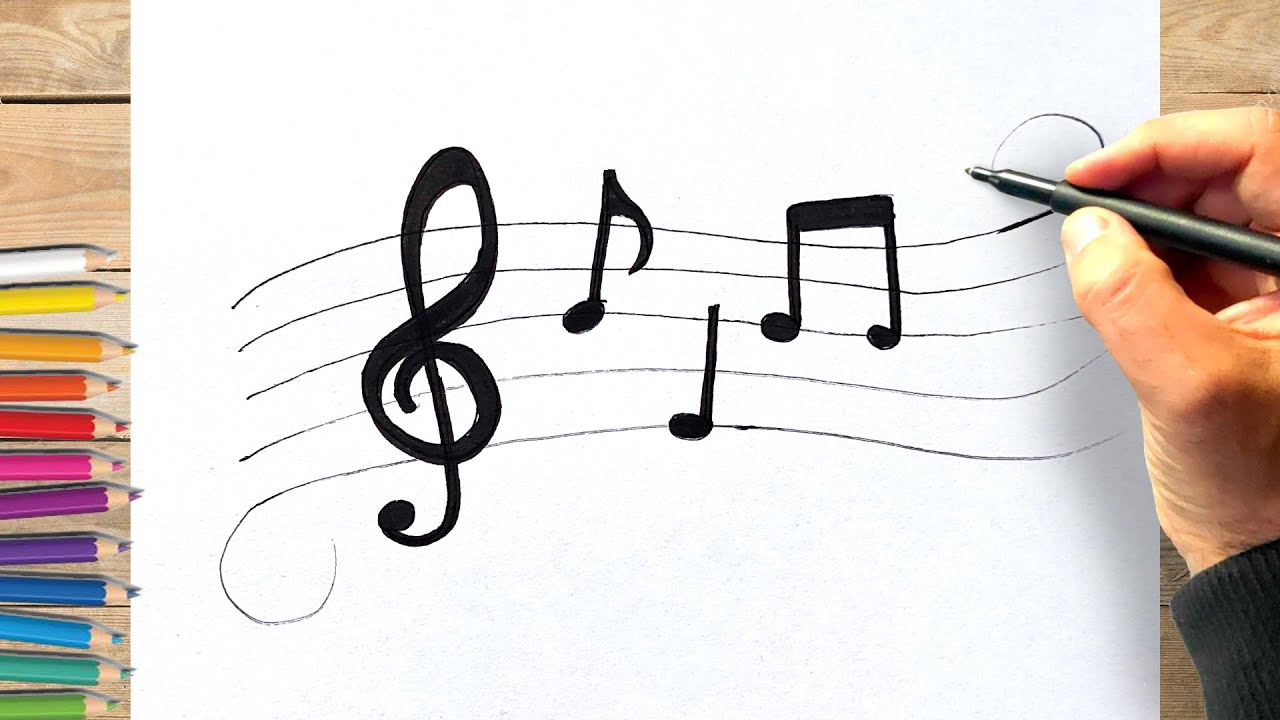 Comment dessiner des notes de musique