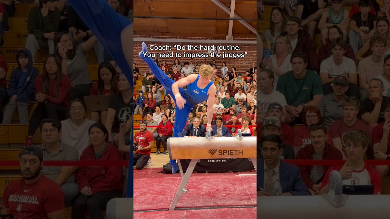 My Worst Routine Ever 🫣 #gymnastics #gymnast #calisthenics #fail #fails #olympics #pommelhorse