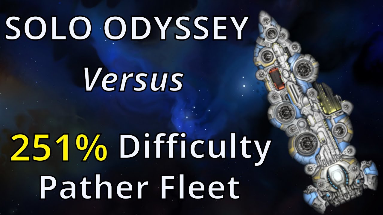 Solo Odyssey Vs 251% Difficulty Pather Fleet - Starsector v0.98