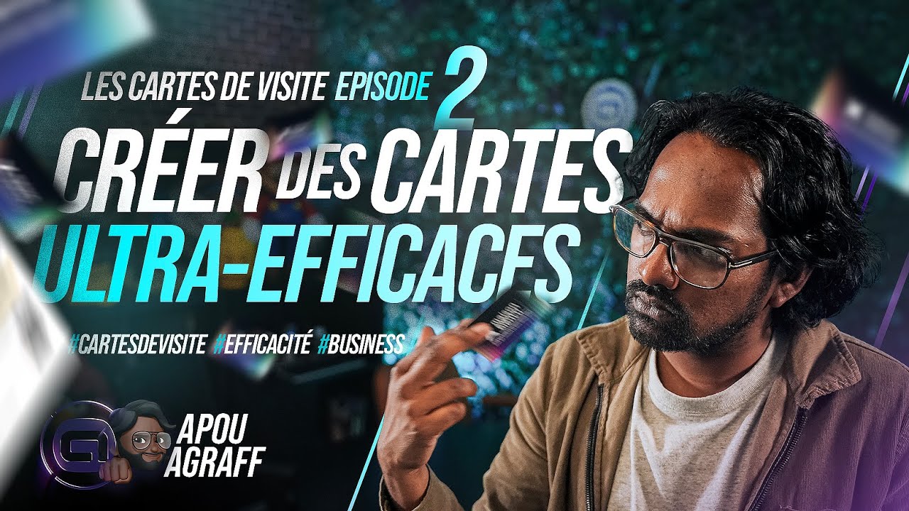 Comment créer des CARTES de VISITE PARFAITES 👍🏾 Episode II ✌🏾