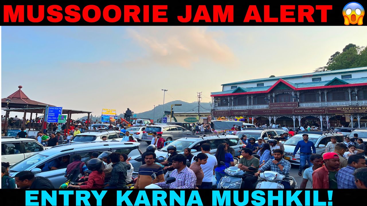 Mussoorie Ka Aaj Ka Ye Jam Dekha Hai? 😱 | Mussoorie Today Live Crowd Update 2026 