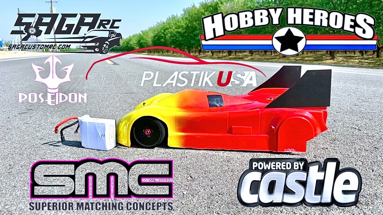 igt7 1/7 GT on a single SMC 3s 142MPH Poseidon 1515 #speedrun #chinahobbyline #cnhl #deltaplastikusa