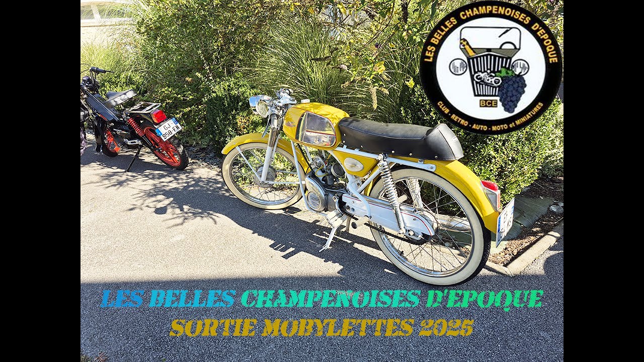 Balade automnale en mobylette 2025 - Les belles Champenoises d'époque