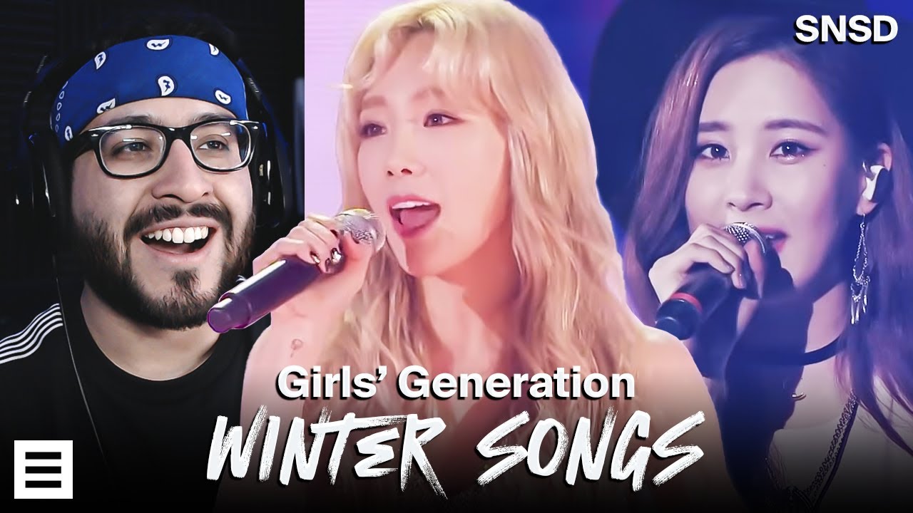 Reaction to Collection of Girls' Generation (소녀시대) Winter Songs