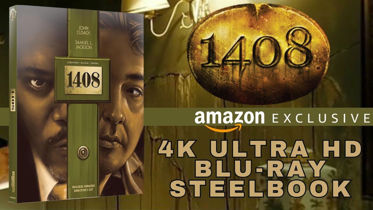 1408 Эксклюзивное издание Amazon: 3 диска 4K Ultra HD + Blu-ray + цифровая версия в стальном боксе