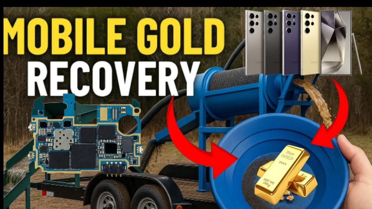 How to Scrap Mobile Chip IC for Gold Recovery – Full Process#goldrecovery