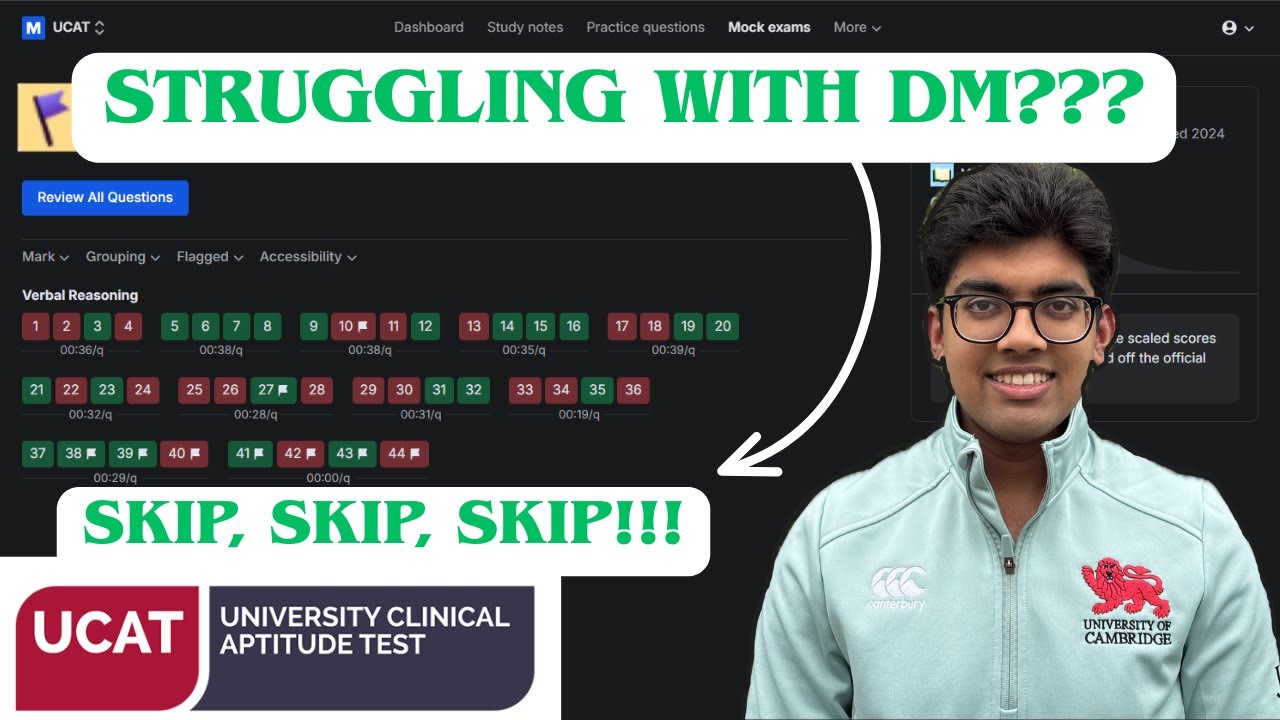 Stop Wasting Time! UCAT DM Questions to Skip (and Why)