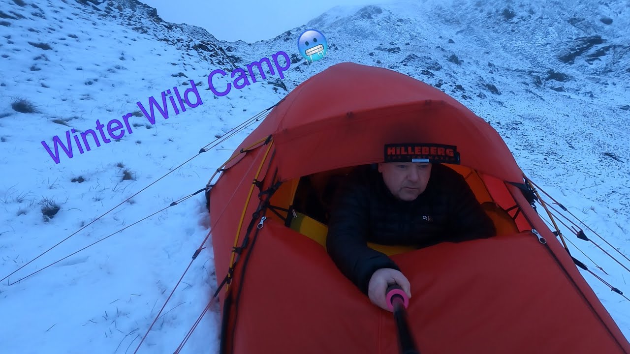 Winter Wild Camping in Snow & Ice - (Hilleberg Jannu)