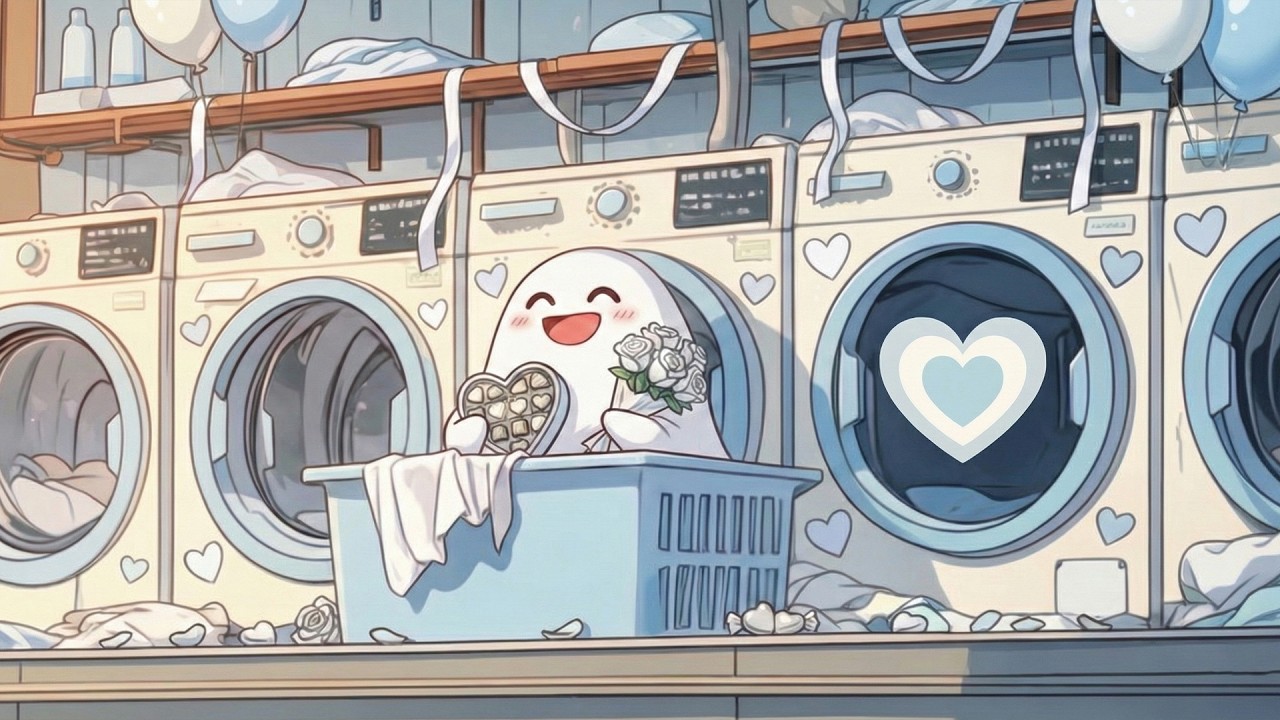 Ghostly White Valentine 👻🤍 Cozy March Lofi ~ Chillhop Beats for Study, Relax & Soft Spring Nights 🫧