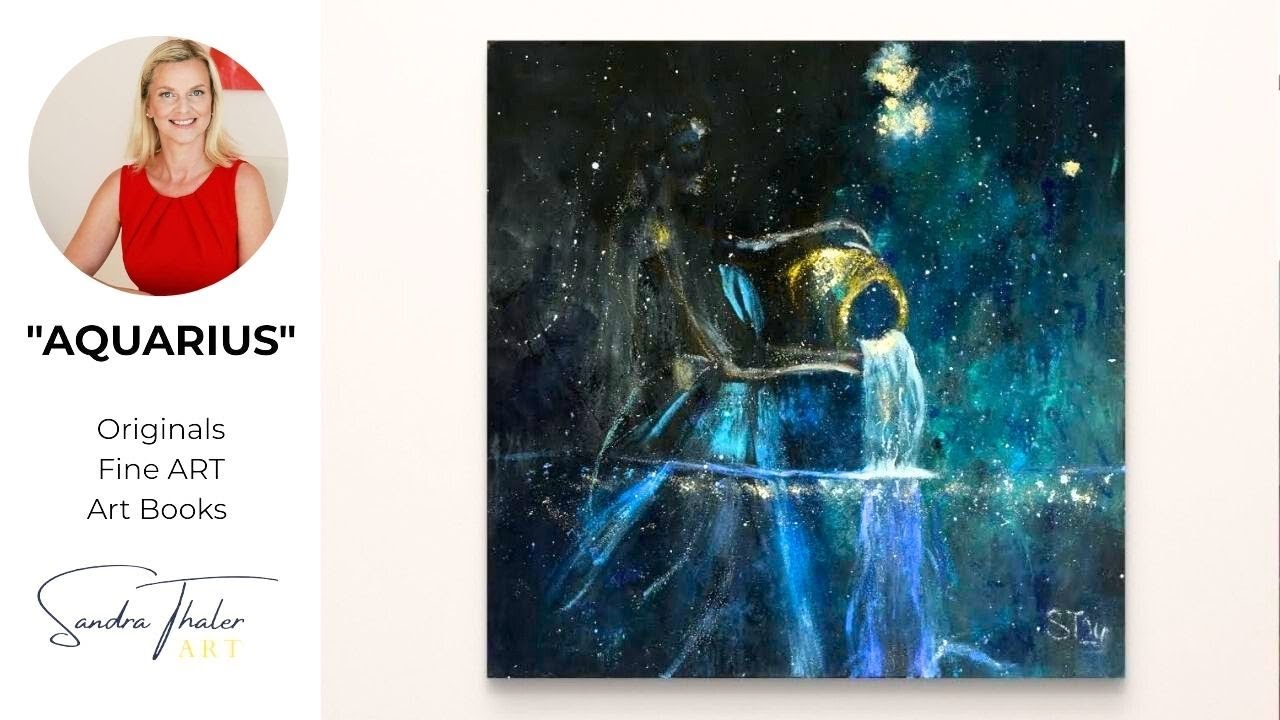 The Aquarius Original | Myth, Gold & Ashes | Zodiac Artcollection