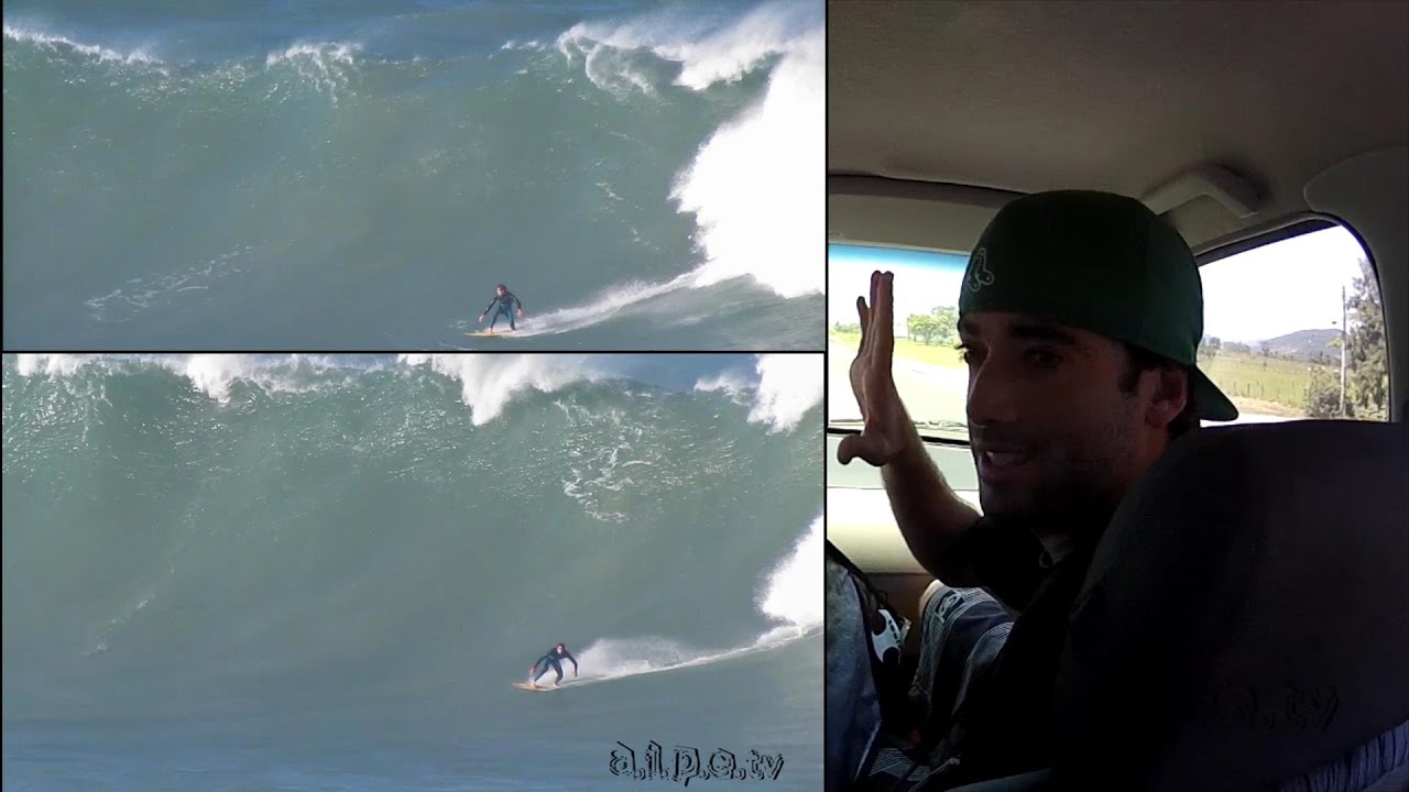 Swell Histórico na Praia do Rosa | Alan Saulo Dropa Onda Gigante na Remada (2012)