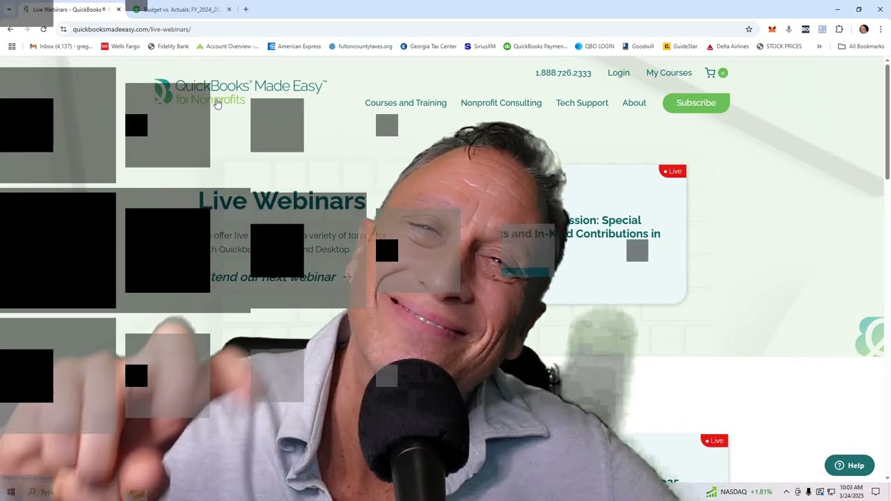 Special Fundraising Events Tracking in QBO