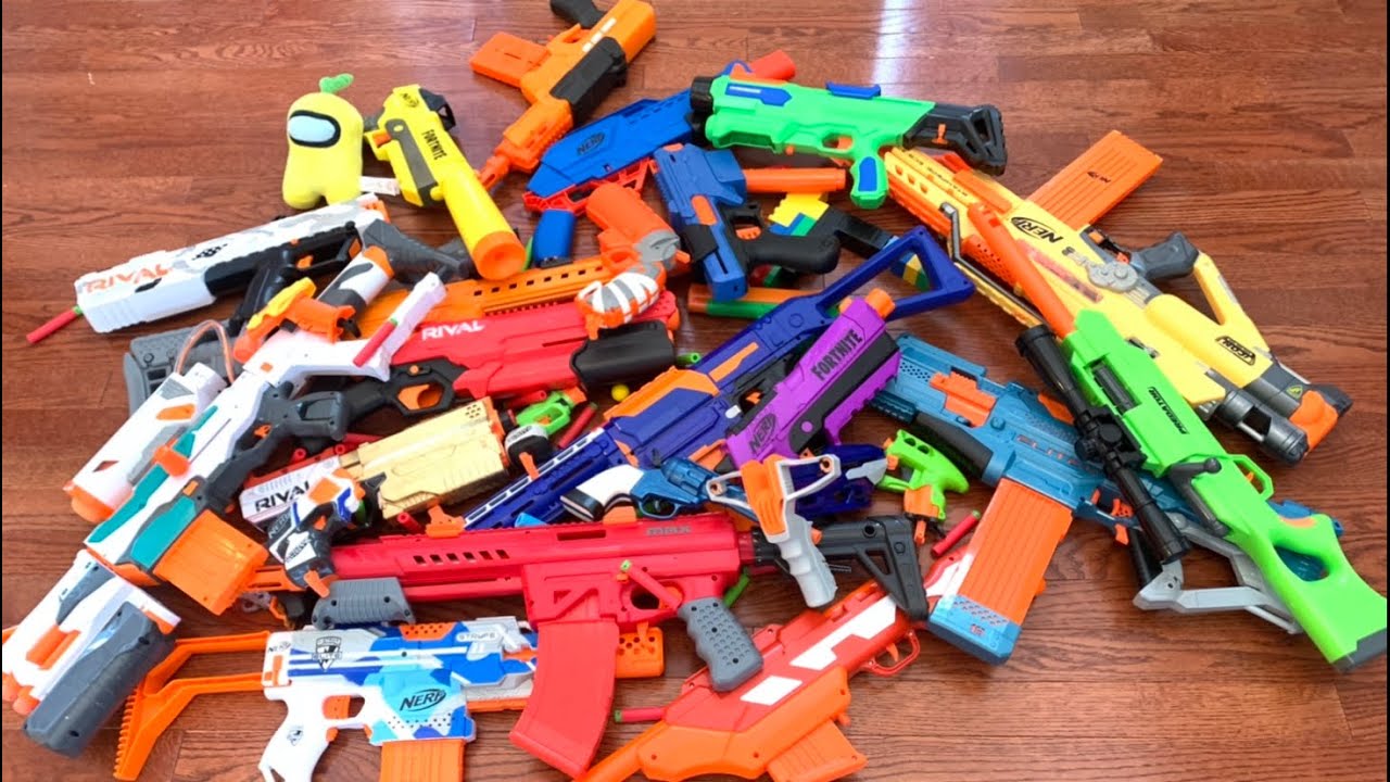 Reloading all my Nerf Guns --200k Sub Special