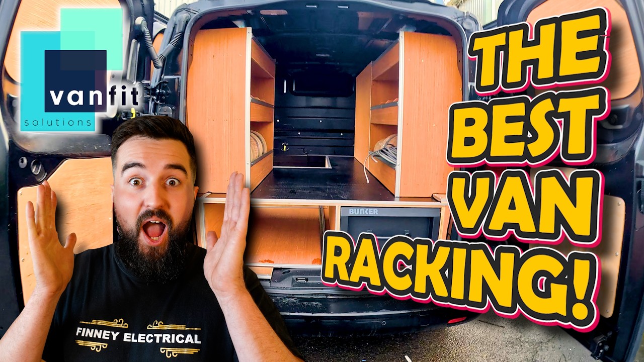 THIS VAN RACKING IS PERFECT FOR ELECTRICIANS!⚡