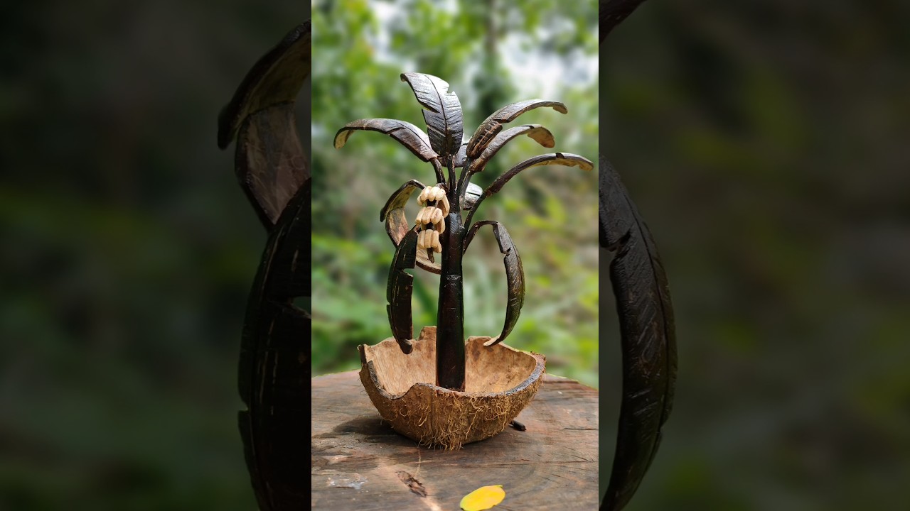 Creative Coconut Shell Crafting Ideas 🥥🥥🥥 #shorts #craft #coconutshellcraft #handmade