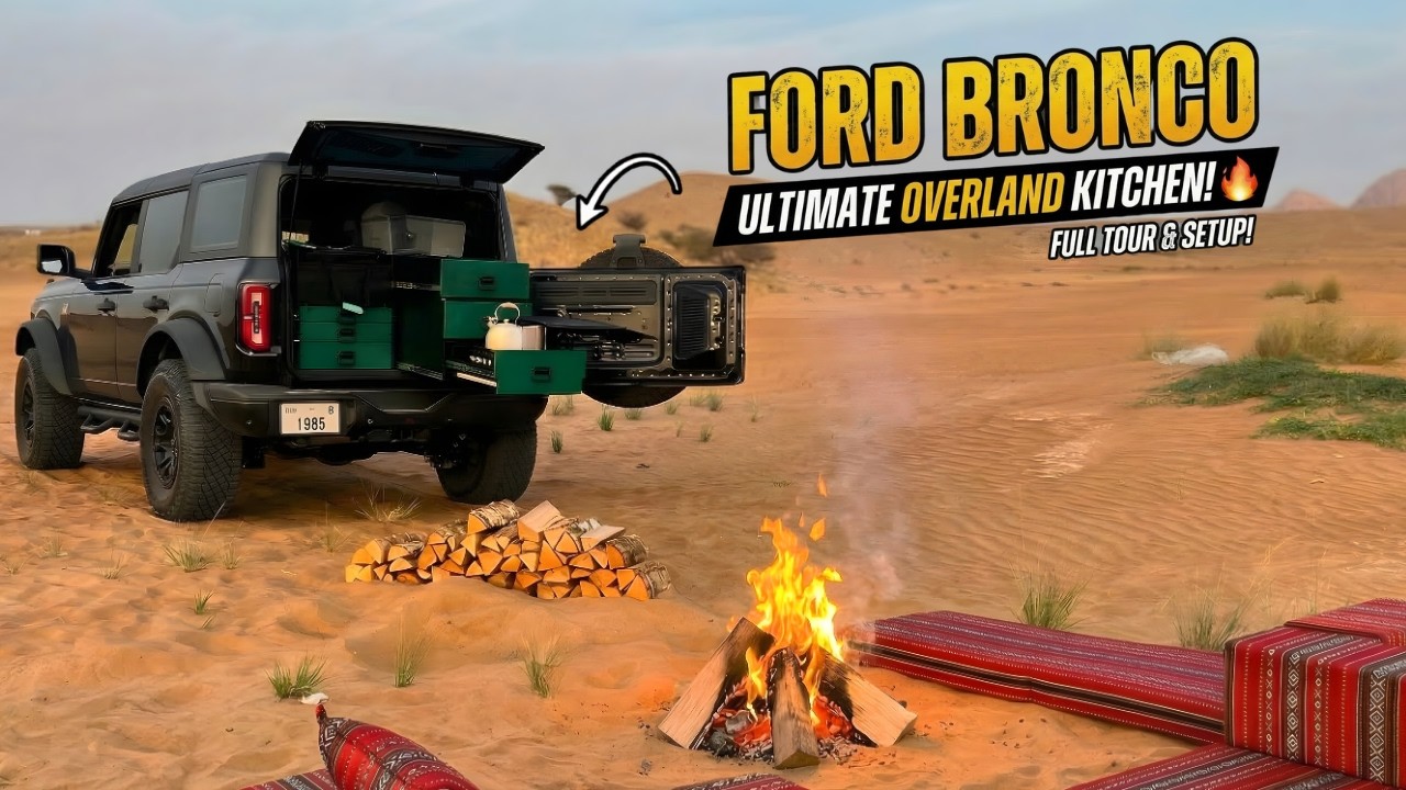 DIY Ford Bronco Camper Kitchen | Complete Build & Desert Test
